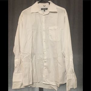 Formal white button up for suit